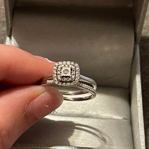Engagement ring set from zales